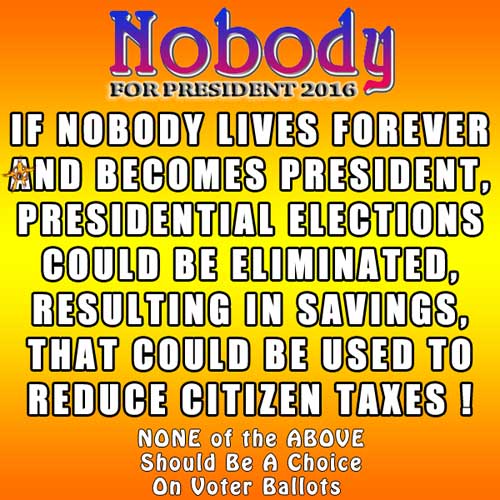 Nobody for President 